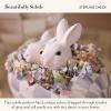 MACKENZIE-CHILDS Violet Check Peekaboo Egg Figurine(Multicolor)