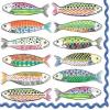 MACKENZIE-CHILDS Pack of 20 Cocktail Paper Napkins, Decorative Napkins for Parties, Purple-and-White Violet Check(Go Fish)
