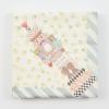 MACKENZIE-CHILDS Pack of 20 Cocktail Paper Napkins, Decorative Napkins for Parties, Purple-and-White Violet Check(Nutcracker)