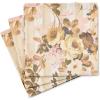 MACKENZIE-CHILDS Pack of 20 Cocktail Paper Napkins, Decorative Napkins for Parties, Purple-and-White Violet Check(Wild Rose)