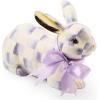 MACKENZIE-CHILDS Violet Check Standing Bunny Figurine(Violet Check)