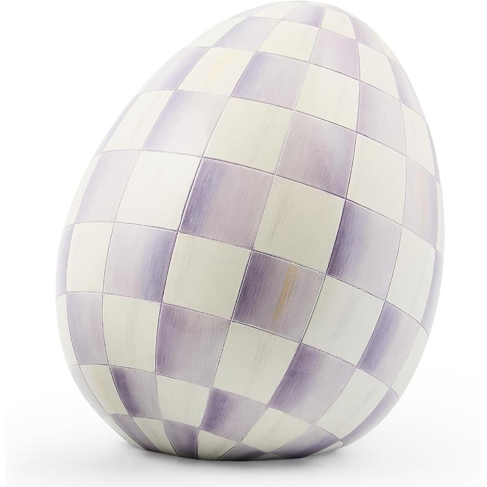 image:imageMACKENZIECHILDS Violet Check Small Egg FigurineViolet Check