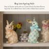 MACKENZIE-CHILDS Coral Check Duchess Bunny Figurine