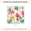 MACKENZIE-CHILDS Pack of 20 Dinner Paper Napkins, Decorative Napkins for Parties, Purple-and-White Violet Check(Garden Gala)