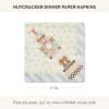 MACKENZIE-CHILDS Pack of 20 Dinner Paper Napkins, Decorative Napkins for Parties, Purple-and-White Violet Check(Nutcracker)