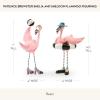 MACKENZIE-CHILDS Patience Brewster Mini Figures, Handmade Spring Bird Decor, Sheila and Sheldon Flamingo