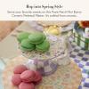 MACKENZIE-CHILDS Posie Patch Mini Bunny Ceramic Pedestal Platter