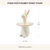 MACKENZIE-CHILDS Posie Patch Rabbit Sweet Stand