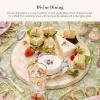 MACKENZIE-CHILDS Cheese Course, Cute Cheese Board and Serving Board for Charcuterie, Pink-and-White Rosy Check