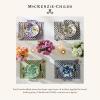 MACKENZIE-CHILDS Set of 4 Cotton Napkins, Cloth Dinner Napkins, Pink Check(Black Check)