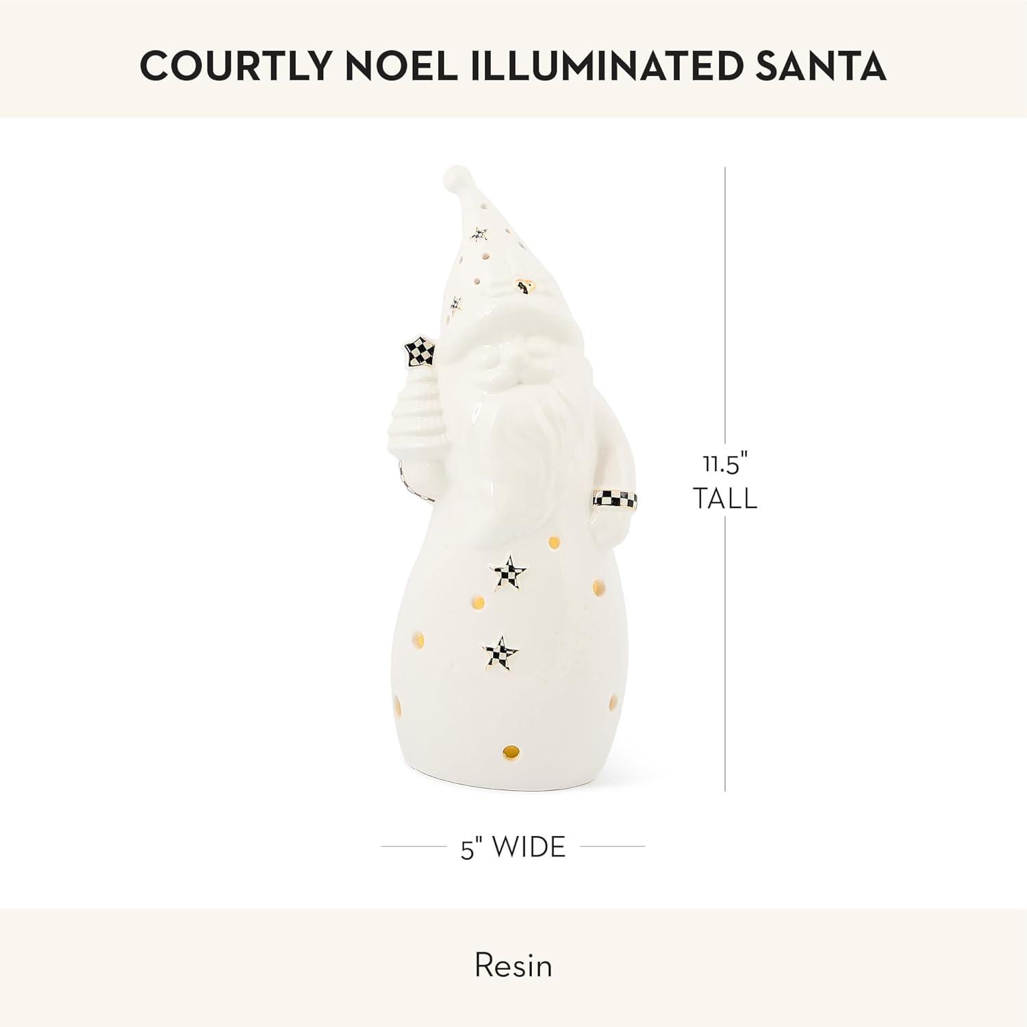 image:imageMACKENZIECHILDS Illuminated Santa LightUp Christmas Decor Courtly Noel