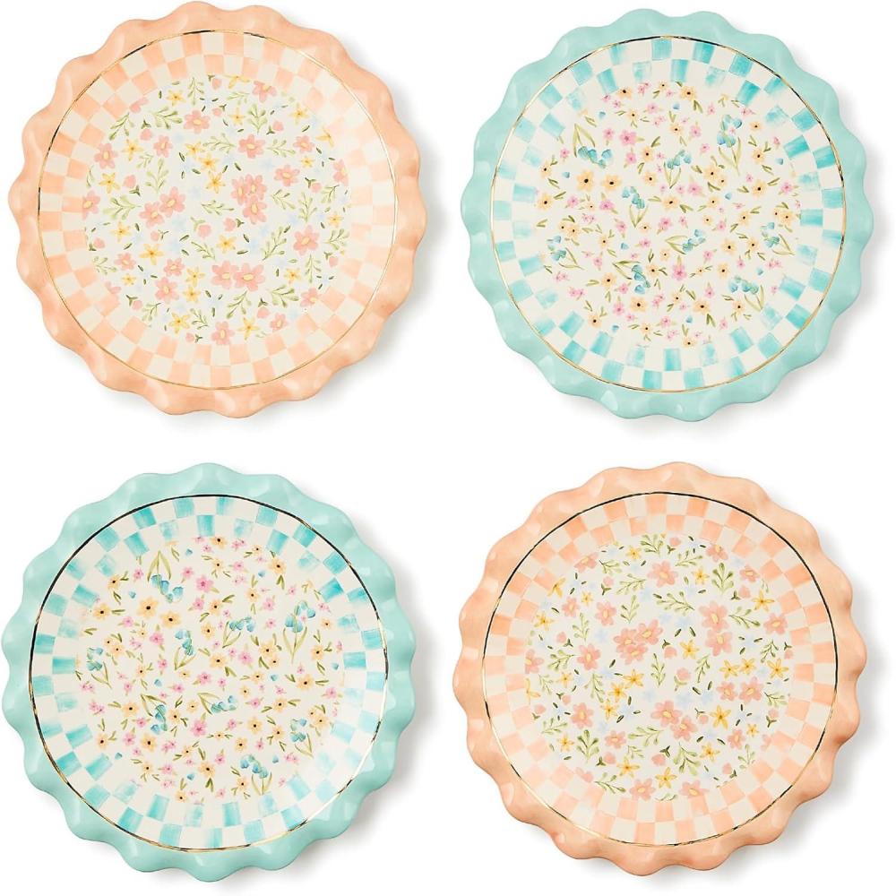 image:imageMACKENZIECHILDS Posie Patch Ceramic Dessert Plates Set of 4