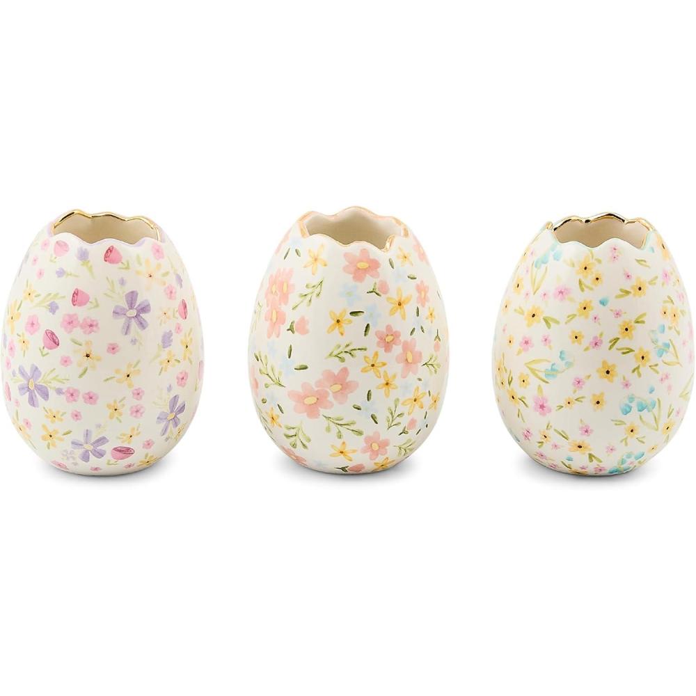 image:imageMACKENZIECHILDS Posie Patch Ceramic Egg Vases Set of 3