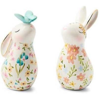 image:imageMACKENZIECHILDS Posie Patch Rabbit Salt and Pepper Set