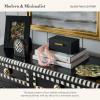 MACKENZIE-CHILDS Black Faux-Leather Box, Jewelry Box or Storage Box, Large(Large)