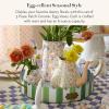 MACKENZIE-CHILDS Posie Patch Ceramic Egg Vases, Set of 3