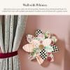 MACKENZIE-CHILDS Rosy Meadow Wall Decor, Hanging Flower Wall Art, Small(Large)