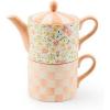 MACKENZIE-CHILDS Posie Patch Ceramic Tea For Me