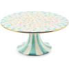 MACKENZIE-CHILDS Posie Patch Large Ceramic Pedestal Platter(Posie Patch)