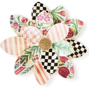 MACKENZIE-CHILDS Rosy Meadow Wall Decor, Hanging Flower Wall Art, Small(Large)