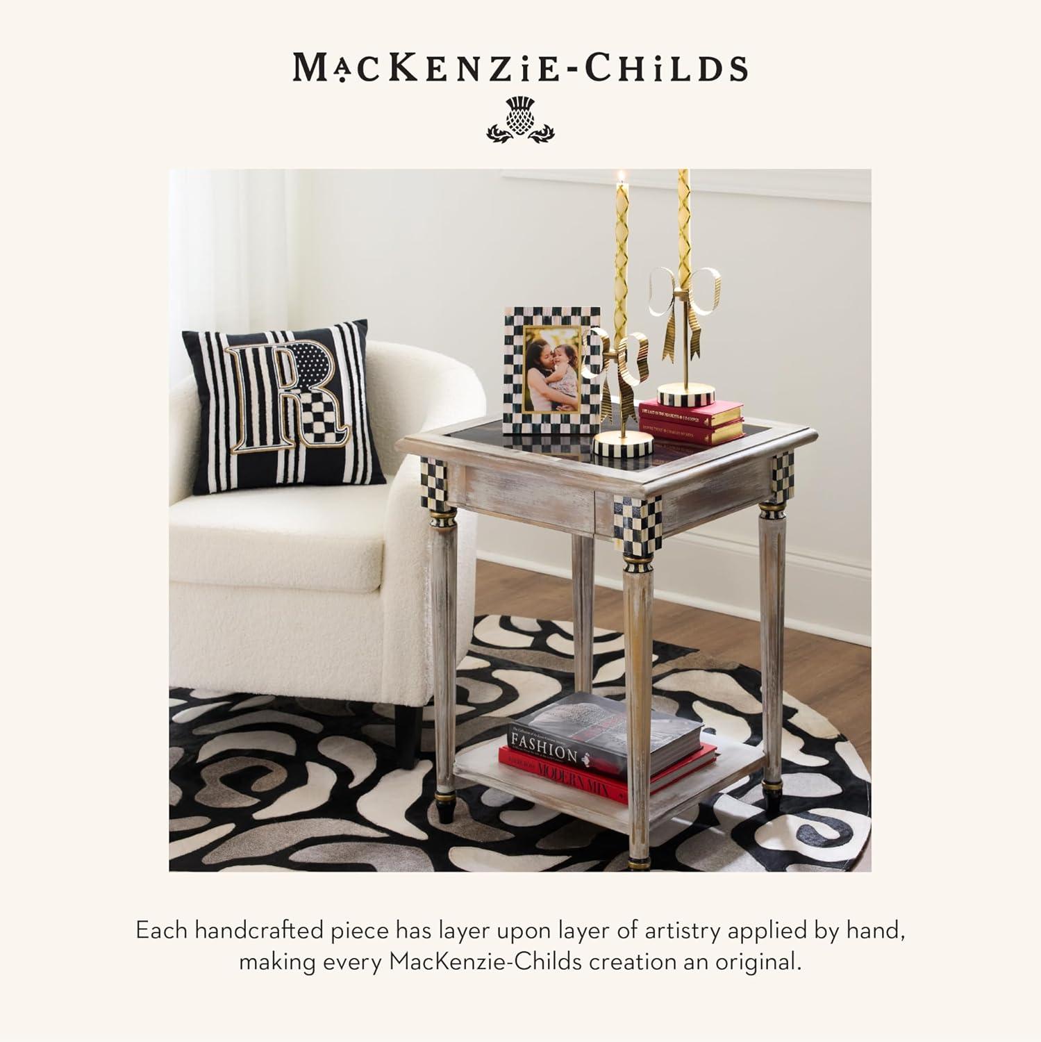 image:imageMACKENZIECHILDS Courtly Check Silver Plated 5 x 7 Frame