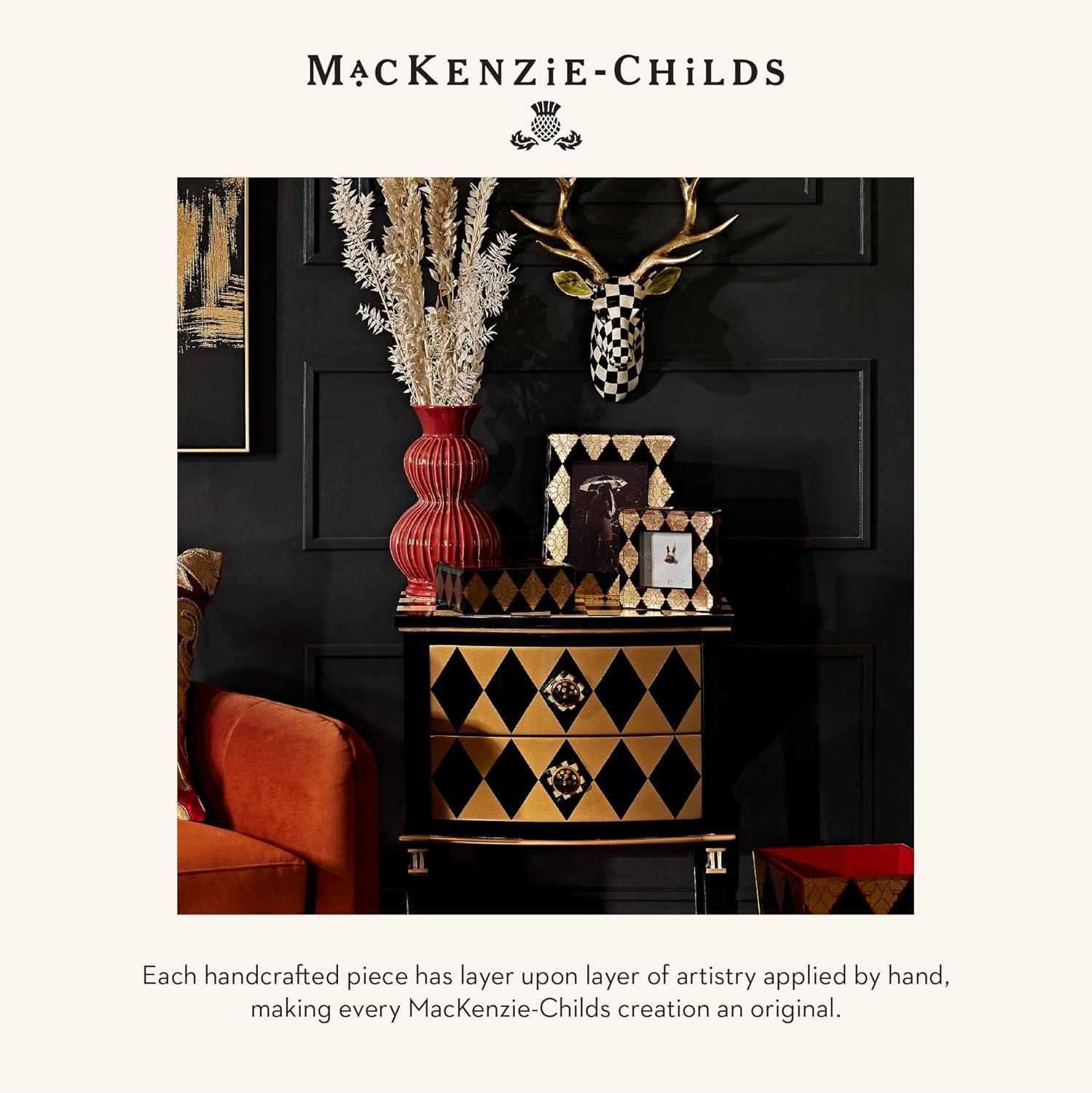 image:imageMACKENZIECHILDS Courtly Check Small Animal Wall Decor Checkered Wall Art MooseDeer