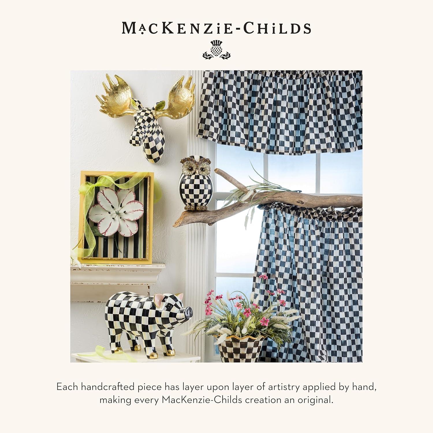image:imageMACKENZIECHILDS Courtly Check Small Animal Wall Decor Checkered Wall Art MooseMoose