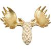 MACKENZIE-CHILDS Courtly Check Small Animal Wall Decor, Checkered Wall Art, Moose(Art Deco)