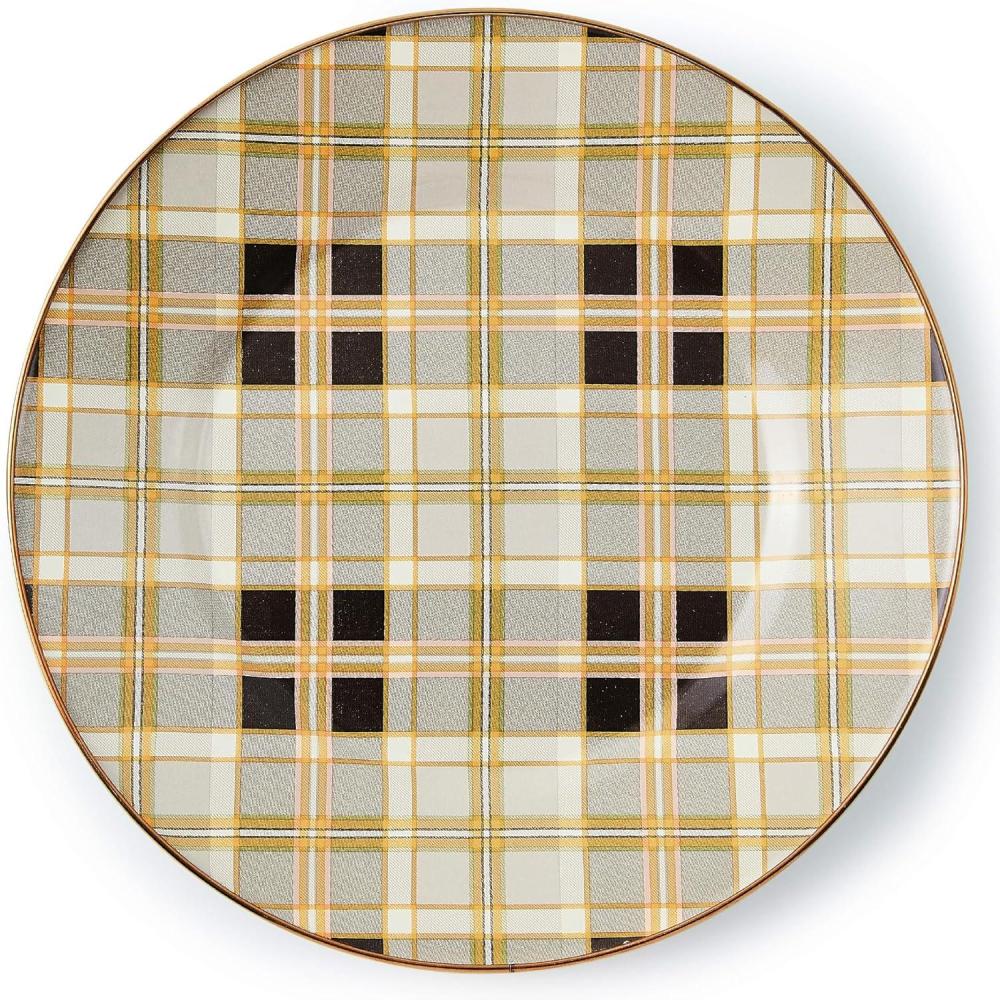 image:imageMACKENZIECHILDS Tartan Mocha Dinner PlateTartan Mocha