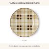 MACKENZIE-CHILDS Tartan Mocha Dinner Plate(Tartan Mocha)