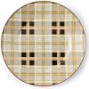 MACKENZIE-CHILDS Tartan Mocha Dinner Plate(Tartan Mocha)