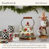 MACKENZIE-CHILDS Wildflowers Pink Medium Canister(Deck the Halls)