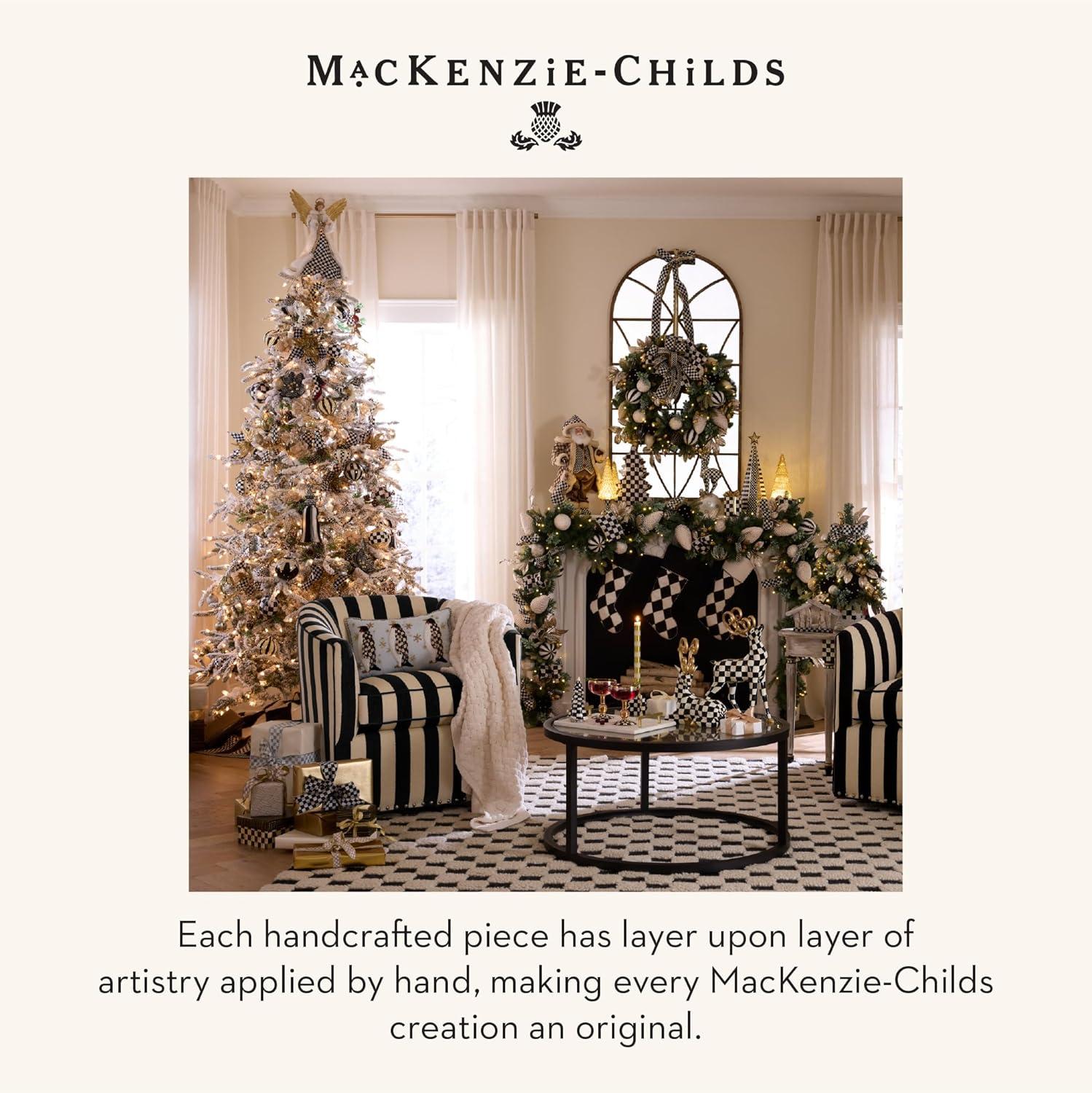 image:imageMACKENZIECHILDS Cookie Plate Christmas Candy and Cookie Platter Scottish BouquetCourtly Noel Nutcracker