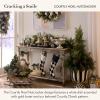 MACKENZIE-CHILDS Cookie Plate, Christmas Candy and Cookie Platter, Scottish Bouquet(Courtly Noel Nutcracker)