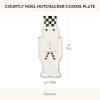 MACKENZIE-CHILDS Cookie Plate, Christmas Candy and Cookie Platter, Scottish Bouquet(Courtly Noel Nutcracker)