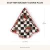 MACKENZIE-CHILDS Cookie Plate, Christmas Candy and Cookie Platter, Scottish Bouquet(Scottish Bouquet)
