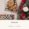MACKENZIE-CHILDS Cookie Plate, Christmas Candy and Cookie Platter, Scottish Bouquet(Scottish Bouquet)