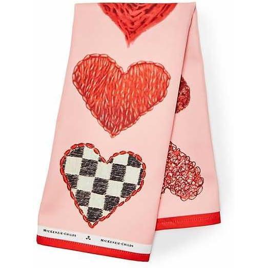 image:imageMACKENZIECHILDS Printed Cotton Dish Towel Decorative Kitchen Towel Rabbit with BonnetHeart