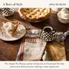 MACKENZIE-CHILDS Printed Cotton Dish Towel, Decorative Kitchen Towel, Rabbit with Bonnet(Apple Pie Recipe)