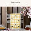 MACKENZIE-CHILDS Printed Cotton Dish Towel, Decorative Kitchen Towel, Rabbit with Bonnet(Honeycomb With Bees)