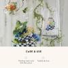 MACKENZIE-CHILDS Printed Cotton Dish Towel, Decorative Kitchen Towel, Rabbit with Bonnet(Hydrangea Tea Kettle)