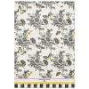 MACKENZIE-CHILDS Printed Cotton Dish Towel, Decorative Kitchen Towel, Rabbit with Bonnet(Butterfly Toile)
