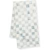 MACKENZIE-CHILDS Printed Cotton Dish Towel, Decorative Kitchen Towel, Rabbit with Bonnet(Sterling Check)