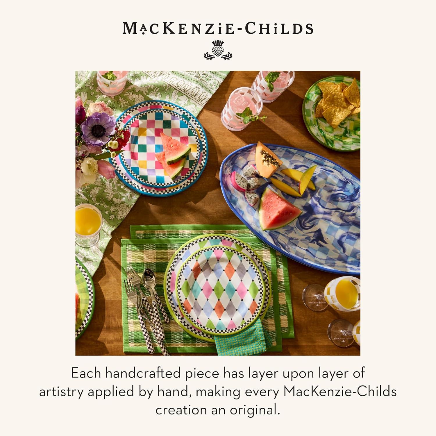 image:imageMACKENZIECHILDS Melamine Dinner Plates Decorative Dinnerware Plates 11 Inches Set of 4 WatermelonJamboree