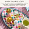 MACKENZIE-CHILDS Oval Melamine Platter, Decorative Serving Plate for Entertaining, Watermelon(Jamboree)