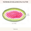 MACKENZIE-CHILDS Oval Melamine Platter, Decorative Serving Plate for Entertaining, Watermelon(Watermelon)
