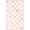 MACKENZIE-CHILDS Washable Rug, Decorative Indoor Rug, 2’6″ x 8′ Runner, Gray-and-White Sterling Checkered(Rosy Checkered)