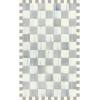MACKENZIE-CHILDS Washable Rug, Decorative Indoor Rug, 2’6″ x 8′ Runner, Gray-and-White Sterling Checkered(Sterling Checkered)