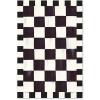 MACKENZIE-CHILDS Washable Rug, Decorative Indoor Rug, 2’6″ x 8′ Runner, Gray-and-White Sterling Checkered(Courtly Checkered)