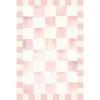 MACKENZIE-CHILDS Washable Rug, Decorative Indoor Rug, 2’6″ x 8′ Runner, Gray-and-White Sterling Checkered(Rosy Checkered)